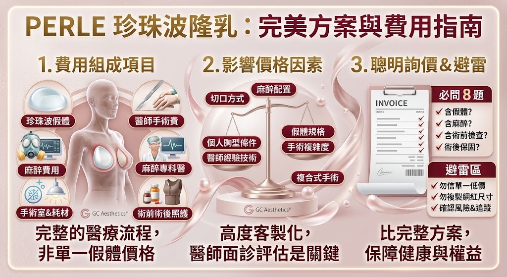 珍珠波費用怎麼算?隆乳價格、影響因素、報價內容與選擇指南