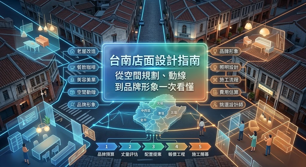 台南店面設計指南：從空間規劃、動線到品牌形象一次看懂