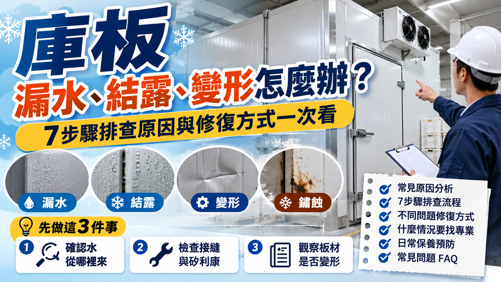 銲接不良怎麼辦?氣孔、裂紋、咬邊、變形原因與7步驟排查一次看